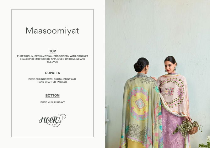 Maasoomiyat By Kimora Heer Muslin Printed Salwar Kameez Wholesale Clothing Suppliers In India
